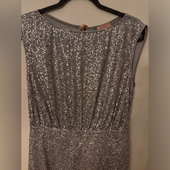 Gorgeous Italian made sequined silver dress NWT Ottod'ame - Picture 4 of 6
